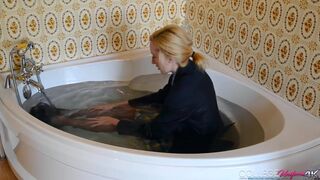 Sophia Smith’s Uniform Clings In Wet Delight!