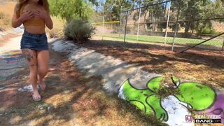 Bang! Real Teens - Penelope Snaps Takes Public Dick Then Gets Her Pussy Pounded Inside