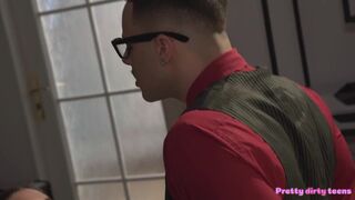 College Babe with Huge Tits and Big Ass gets Creampied by a Professor