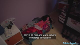 Public Agent - I Shot my Load into a UK Student in her Dorm Room